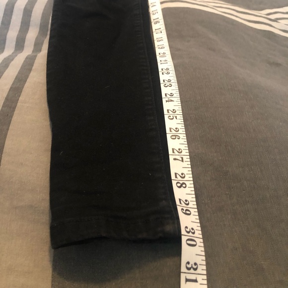Lola Jeans sz32 sustainable stretch denim black skinny high rise 31” inseam - Picture 4 of 8